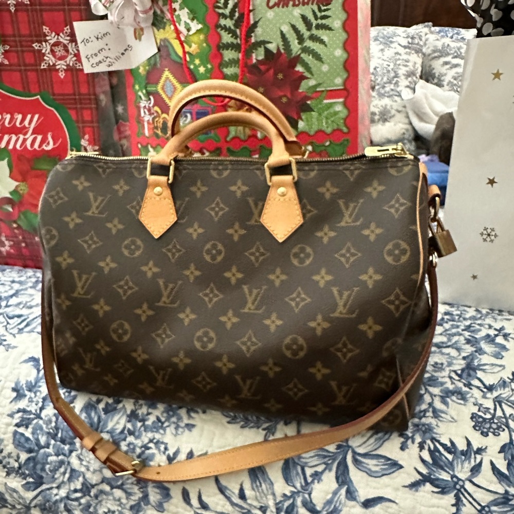 Excellent Louis Vuitton Speedy 35 Bandouliere! AMAZING!